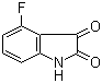 structure of CAS# 346-34-9, 4-氟-2,3-吲哚二酮