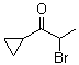 structure of CAS# 34650-66-3, 2-溴-1-环丙基丙烷-1-酮