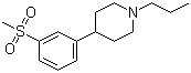 structure of CAS# 346688-38-8, 4-[3-(甲磺酰基)苯基]-1-丙基哌啶