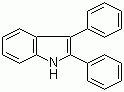 structure of CAS# 3469-20-3, 2,3-二苯基吲哚