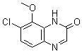 structure of CAS# 347162-21-4, 7-氯-8-甲氧基-2(1H)-喹喔啉酮