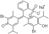 structure of CAS# 34722-90-2, Bromthymol Blue sodium salt