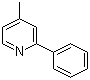 CAS # 3475-21-6, 4-Methyl-2-phenylpyridine, 2-Phenyl-4-picoline, 2-Phenyl-4-methylpyridine