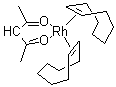 structure of CAS# 34767-55-0, 双(环辛烯)(2,4-戊二酮酸)铑