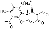 structure of CAS# 34769-44-3, 地衣酸钠
