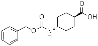structure of CAS# 34771-04-5, 反式-4-(苄基氧基羰基氨基)环己烷羧酸