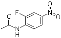 structure of CAS# 348-19-6, 2'-氟-4'-硝基乙酰苯胺