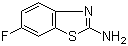 structure of CAS# 348-40-3, 2-氨基-6-氟苯并噻唑