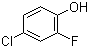 structure of CAS# 348-62-9, 4-Chloro-2-fluorophenol