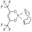 structure of CAS# 34801-95-1, (1,5-环辛二烯)(六氟乙酰基丙酮)铱(I)