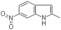 structure of CAS# 3484-23-9, 2-甲基-6-硝基-1H-吲哚