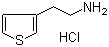 structure of CAS# 34843-84-0, 3-Thiopheneethanamine hydrochloride