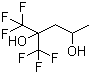 structure of CAS# 34844-48-9, 1,1,1-三氟-2-三氟甲基-2,4-戊二醇
