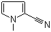 structure of CAS# 34884-10-1, N-甲基-2-吡咯腈