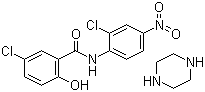 CAS 登录号：34892-17-6, 氯硝柳胺哌嗪盐