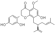 structure of CAS# 34981-26-5, 苦参酮