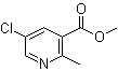 structure of CAS# 350597-49-8, 5-氯-2-甲基吡啶-3-羧酸甲酯