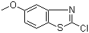 structure of CAS# 3507-28-6, 2-氯-5-甲氧基苯并噻唑