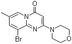 structure of CAS# 351002-16-9, 9-溴-7-甲基-2-(4-吗啉基)-4H-吡啶并[1,2-a]嘧啶-4-酮