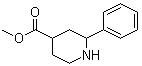 structure of CAS# 351003-06-0, 2-苯基-4-哌啶羧酸甲酯