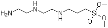 structure of CAS# 35141-30-1, 3-[2-(2-Aminoethylamino)ethylamino]propyl-trimethoxysilane