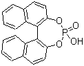structure of CAS# 35193-63-6, 1,1'-Binaphthyl-2,2'-diyl hydrogenphosphate