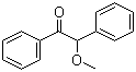 CAS # 3524-62-7, (+/-)-Benzoin methyl ether, 2-Methoxy-1,2-diphenylethanone, 2-Methoxy-1,2-diphenyl-1-ethanone, 2-Methoxy-2-phenylacetophenone