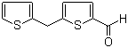 CAS # 35250-77-2, 5-(2-Thienylmethyl)-2-thiophenecarboxaldehyde, 5-(2-Thenyl)-2-thiophenecarboxaldehyde