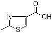 structure of CAS# 35272-15-2, 2-甲基-1,3-噻唑-4-羧酸