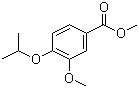 structure of CAS# 3535-27-1, 4-(异丙氧基)-3-甲氧基苯甲酸甲酯