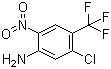 structure of CAS# 35375-74-7, 5-氯-2-硝基-4-(三氟甲基)苯胺
