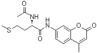 structure of CAS# 354152-20-8, (2S)-2-(乙酰氨基)-N-(4-甲基-2-氧代-2H-1-苯并吡喃-7-基)-4-(甲硫基)丁酰胺