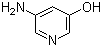structure of CAS# 3543-01-9, 3-Amino-5-hydroxypyridine