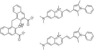 structure of CAS# 3546-41-6, 恩波酸吡维铵