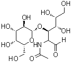 structure of CAS# 3554-90-3, beta-D-Galactosyl-(1→3)-N-acetyl-D-galactosamine