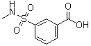 structure of CAS# 35623-11-1, 3-(N-Methylsulfamoyl)benzoic acid