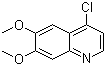 structure of CAS# 35654-56-9, 4-氯-6,7-二甲氧基喹啉