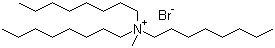 structure of CAS# 35675-80-0, Methyltrioctylammonium bromide