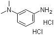 structure of CAS# 3575-32-4, N,N-二甲基间苯二胺二盐酸盐