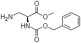 structure of CAS# 35761-27-4, 3-氨基-N-(苄氧基羰基)-L-丙氨酸甲酯
