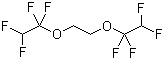 structure of CAS# 358-39-4, 1,2-Bis(1,1,2,2-tetrafluoroethoxy)ethane