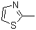structure of CAS# 3581-87-1, 2-甲基噻唑