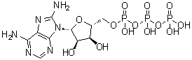 CAS 登录号：35874-49-8, 8-氨基腺苷 5'-三磷酸酯