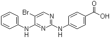 CAS 登录号：358789-05-6, 4-[[5-溴-4-(苯基氨基)-2-嘧啶基]氨基]苯甲酸