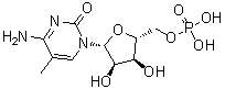 CAS # 3590-36-1, 5-Methylcytidylic acid, 5-Methylcytidine 5'-(dihydrogen phosphate)