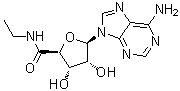 CAS # 35920-39-9, 5'-N-Ethylcarboxamidoadenosine, 5'-N6-Ethylcarboxamidoadenosine, 744-96, Adenosine 5'-N-ethylcarboxamide, Adenosine 5'-ethylcarboxamide, D-NECA, NECA