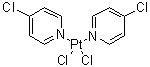 CAS # 35963-83-8, cis-Dichlorobis(4-chloropyridine)platinum, NSC 129207