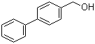 structure of CAS# 3597-91-9, 4-Biphenylmethanol