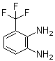 CAS # 360-60-1, 1,2-Diamino-3-(trifluoromethyl)benzene, 3-(Trifluoromethyl)-1,2-phenylenediamine, 3-(Trifluoromethyl)-o-phenylenediamine, 3-Trifluoromethylbenzene-1,2-diamine, NSC 402995