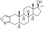 CAS # 360-66-7, Androisoxazole, 17-Methylandrostano(3,2-c)isoxazol-17-ol